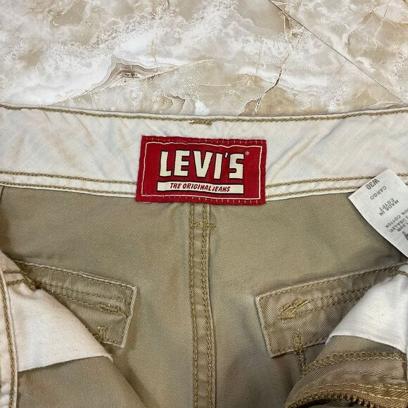 Levi's Mens Cargo Shorts Khaki Utility Outdoor Casual Everyday - Picture 6 of 9